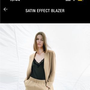 Zara tan blazer - never worn